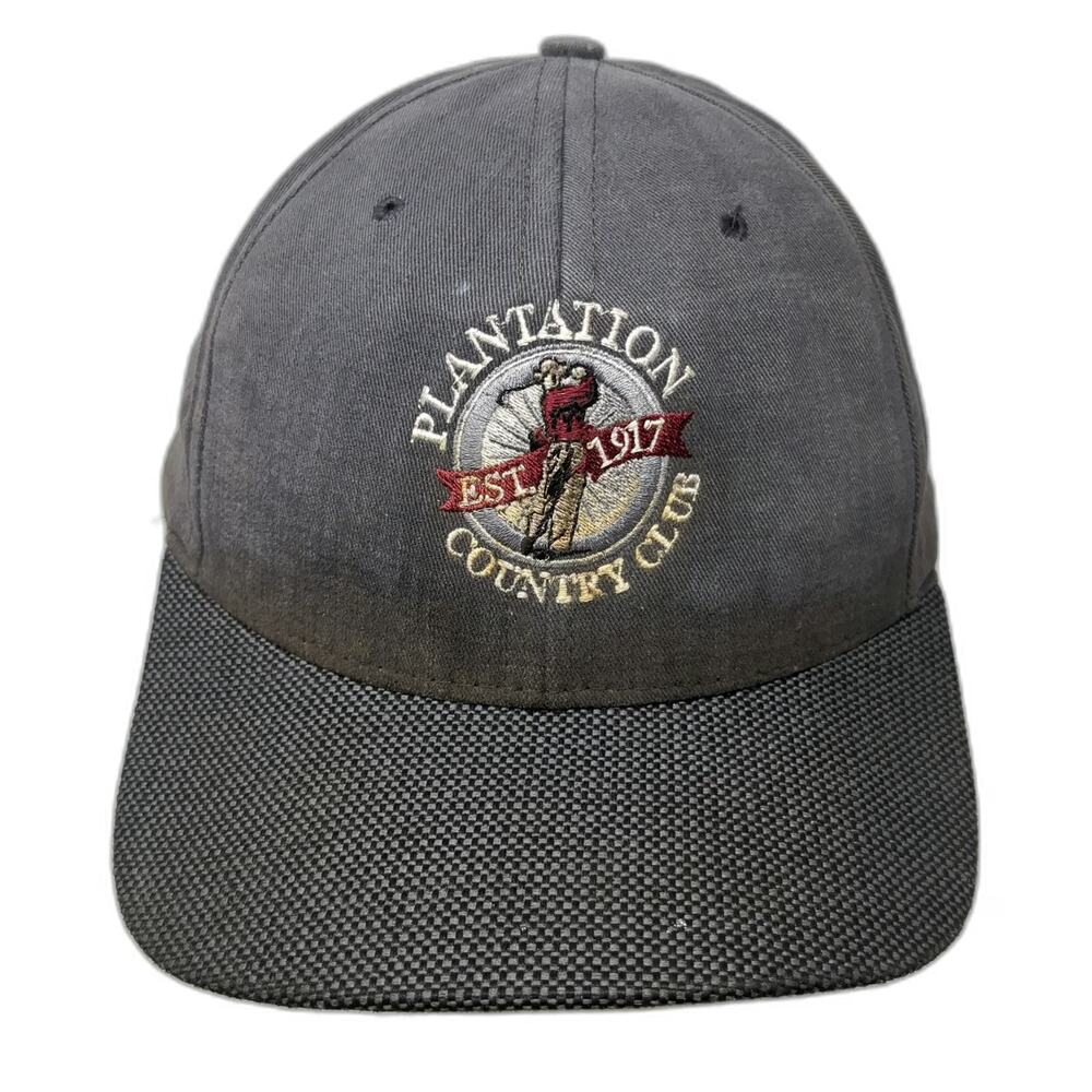 Imperial Baseball Cap Gray One Size Plantation Country Club Golf Hat Strapback